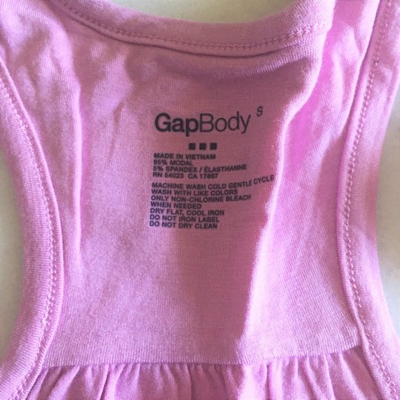 New with tag! NWT Gap body soft modal pink racerback tank - Picture 3 of 3